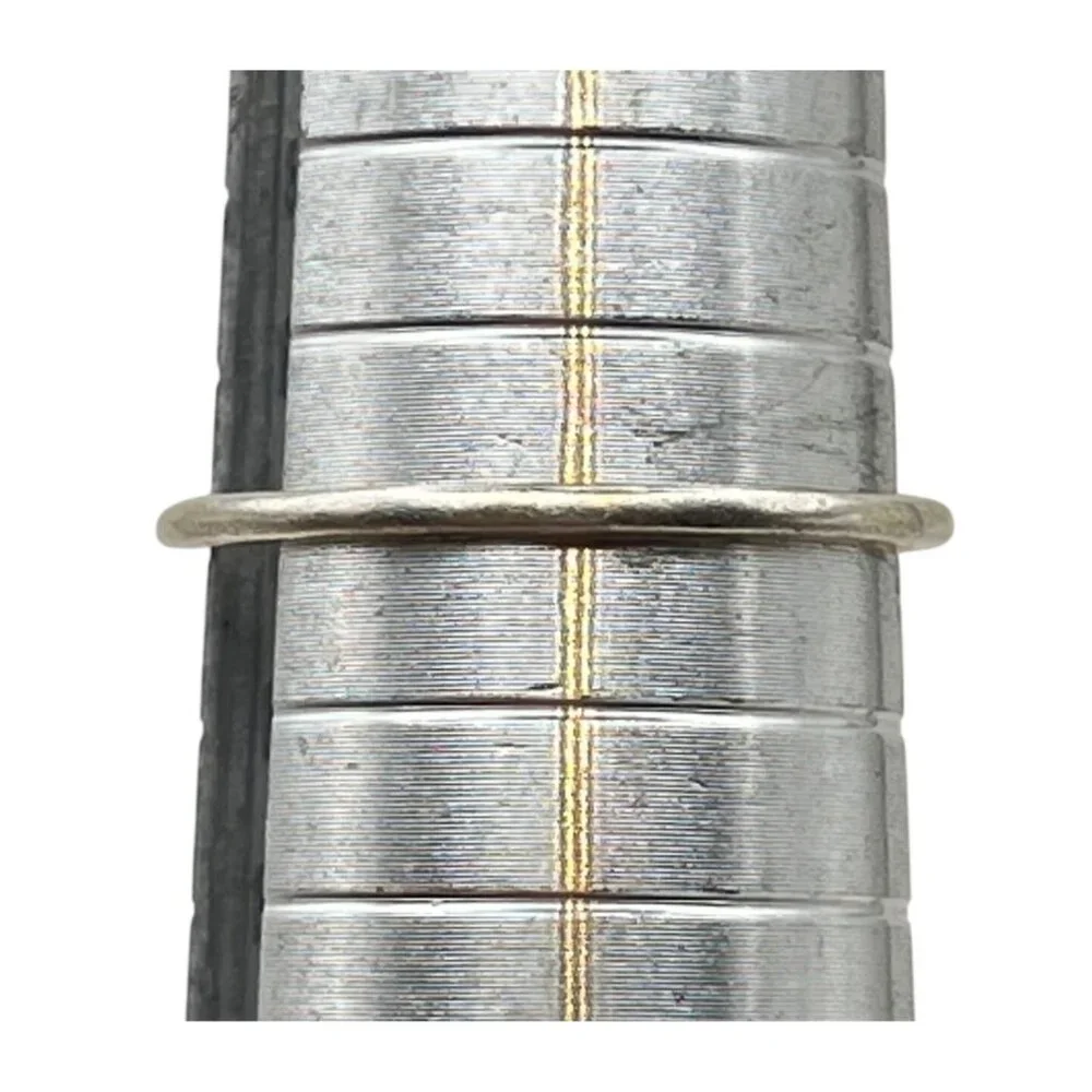 Sterling Silver Vermeil Ring Black Onyx CZ Sz 8 Signed 925 YS India Dainty 1.08g - Picture 7 of 13